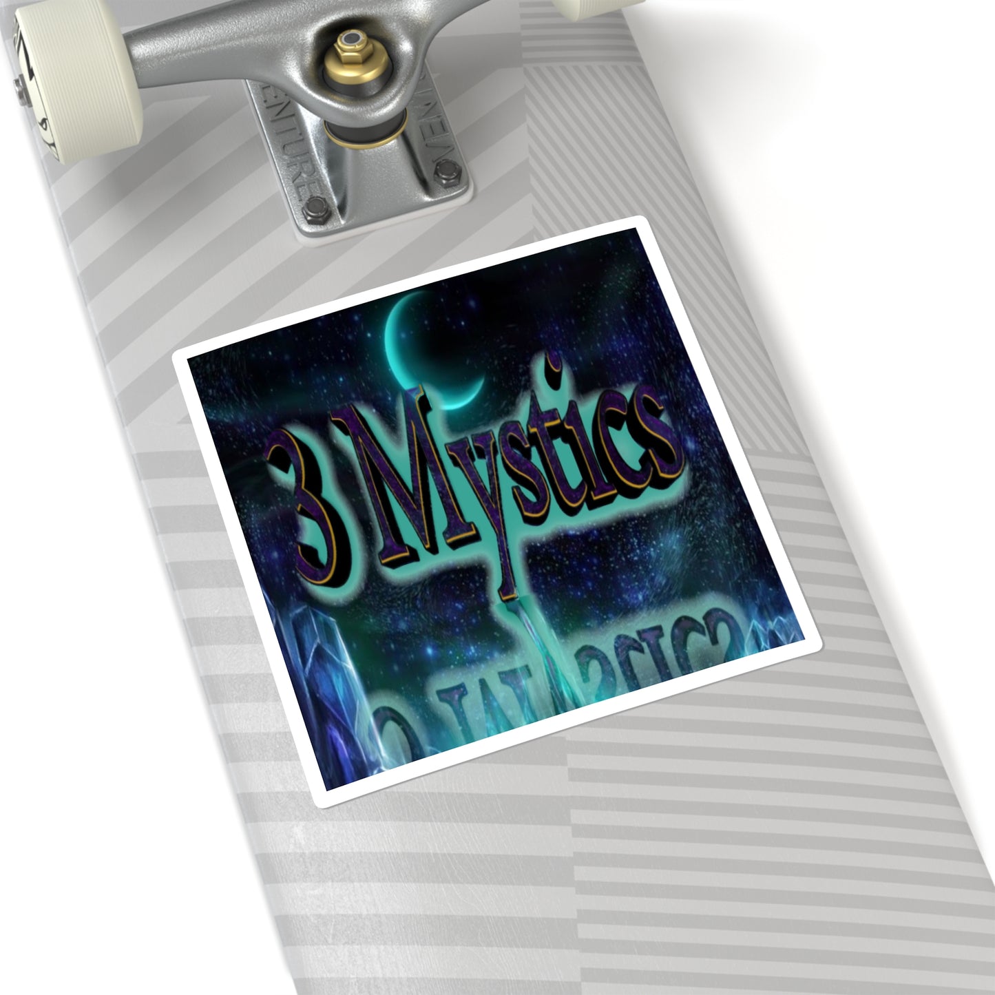 3 Mystics Square Stickers