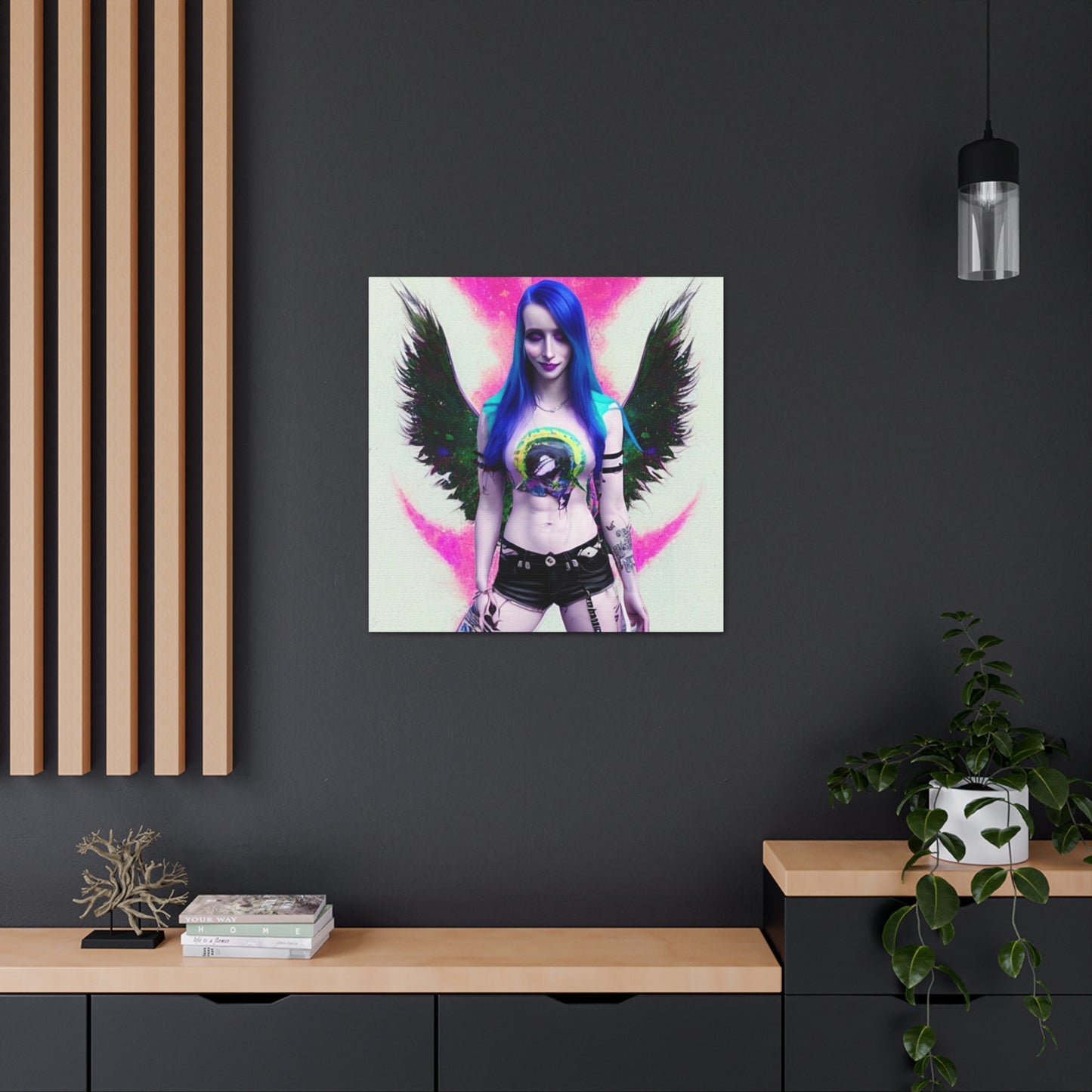 Kawai Art, Canvas Print, Wall Art Original Art, Unique Gifts, Gift for Her, Gift For Him