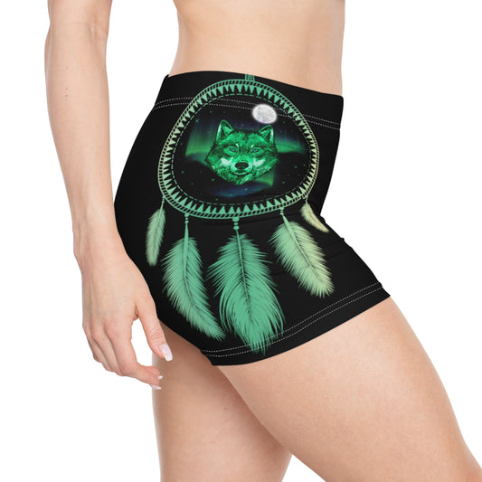 Ancestral Wolf, Summer Shorts, Womens