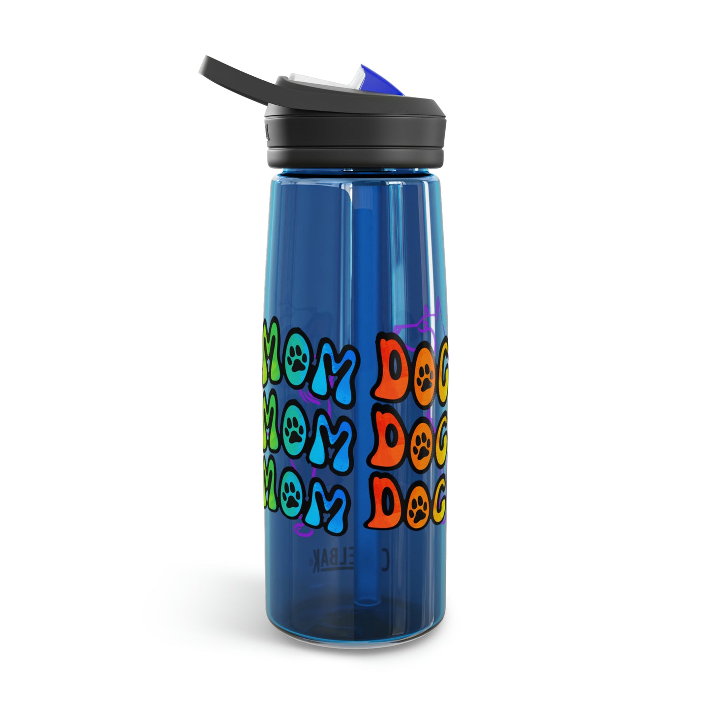 Dog Mom Water Bottle, 25oz