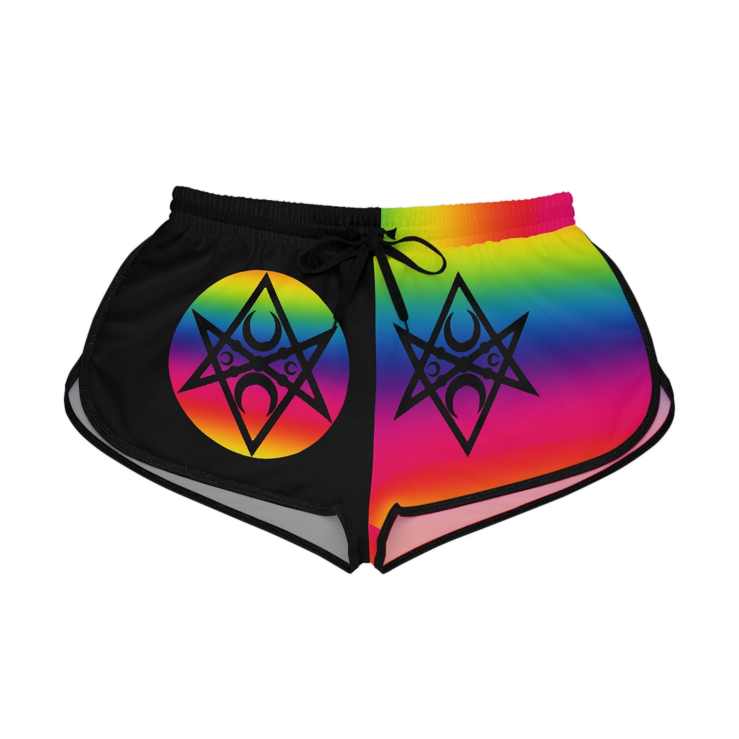Magick PRIDE Women's Relaxed Shorts Harlequin