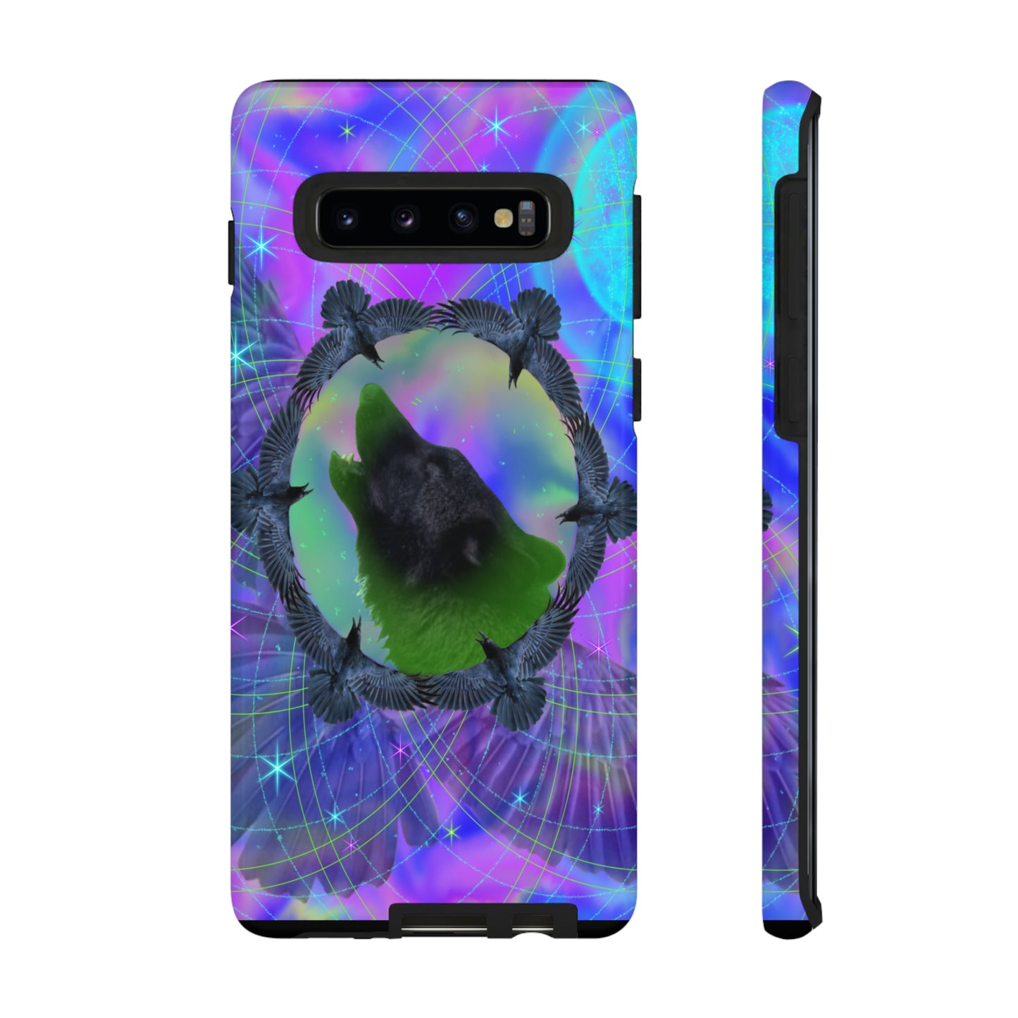 Mystic Wolf Protective Phone Case, Samsung, iPhone, Pixel, all sizes