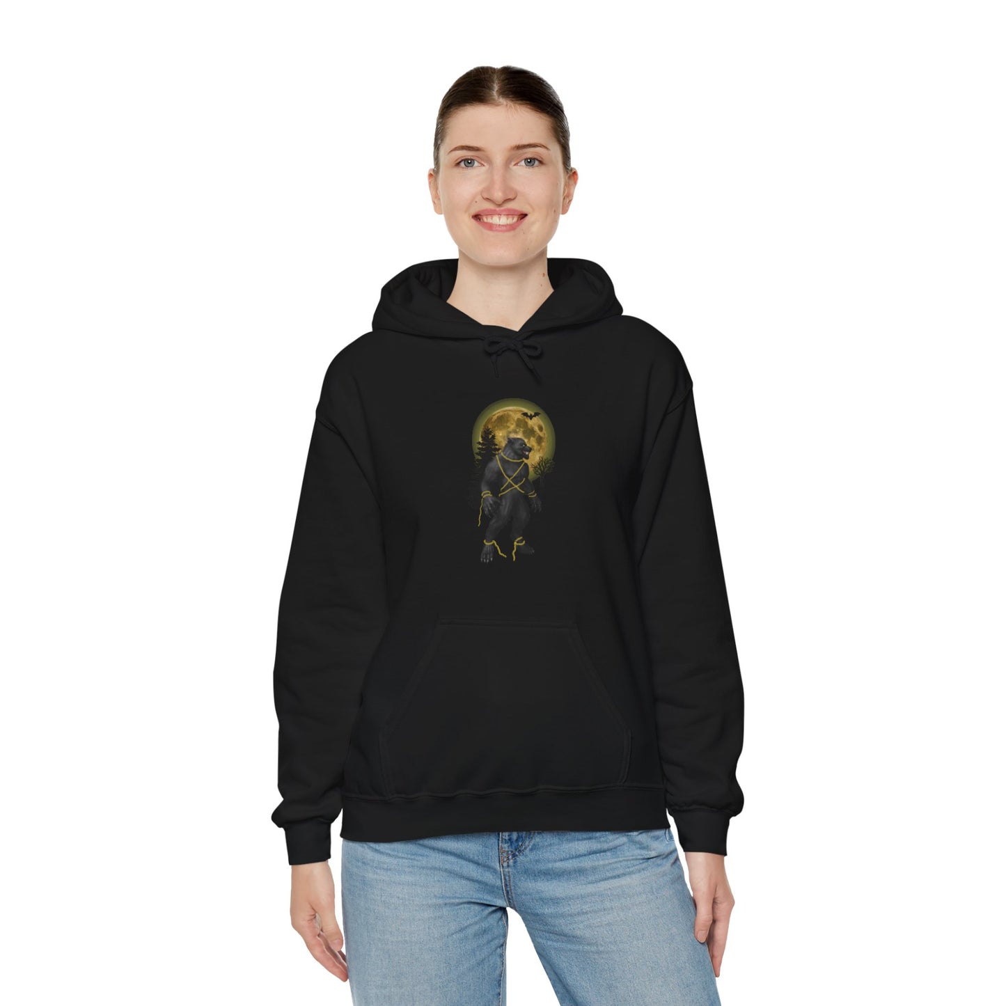 Unisex Heavy Blend™ Fenrir Unchained Hooded Halloween Sweatshirt