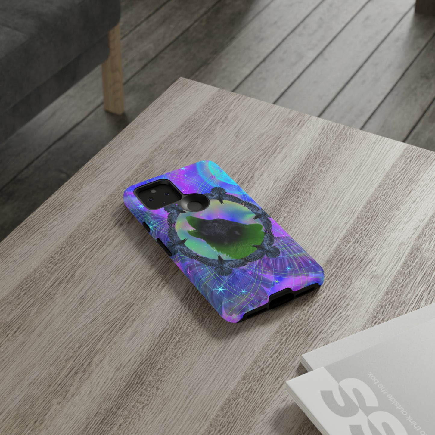 Mystic Wolf Protective Phone Case, Samsung, iPhone, Pixel, all sizes