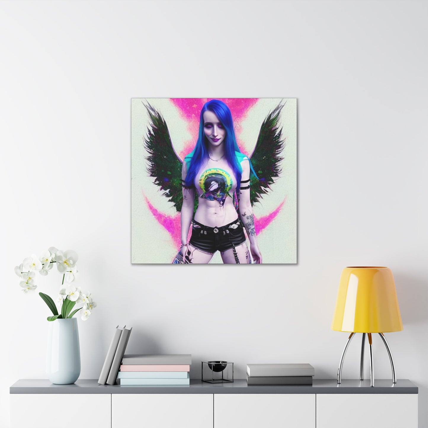 Kawai Art, Canvas Print, Wall Art Original Art, Unique Gifts, Gift for Her, Gift For Him