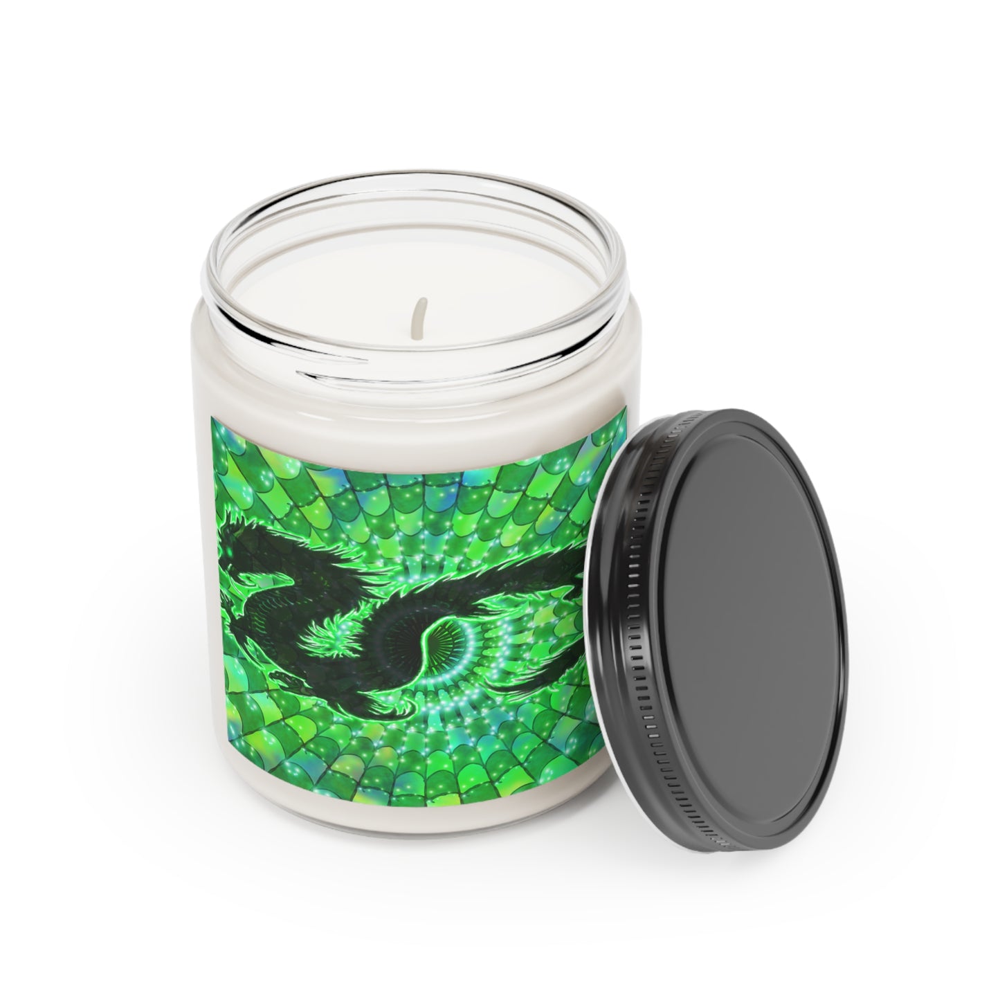 Emerald Abundance Dragon Scented Candle, 9oz