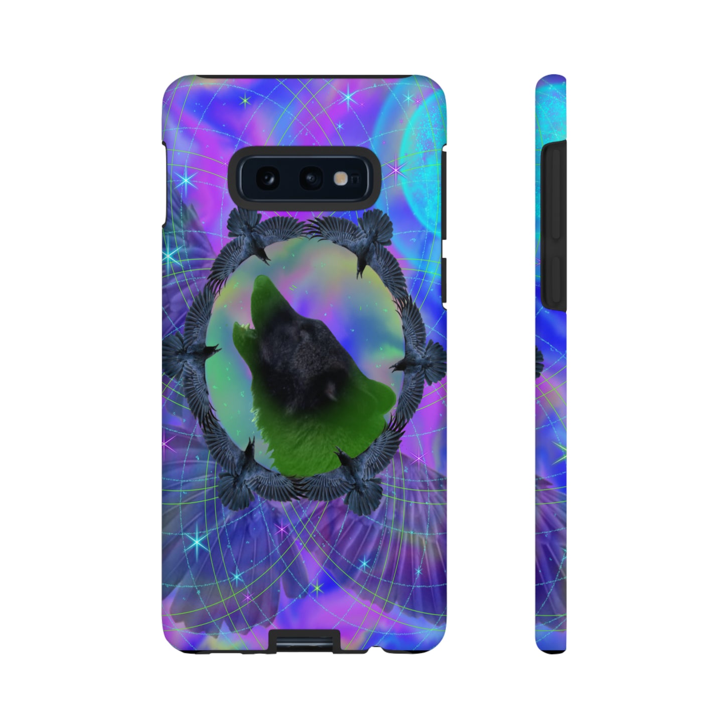 Mystic Wolf Protective Phone Case, Samsung, iPhone, Pixel, all sizes