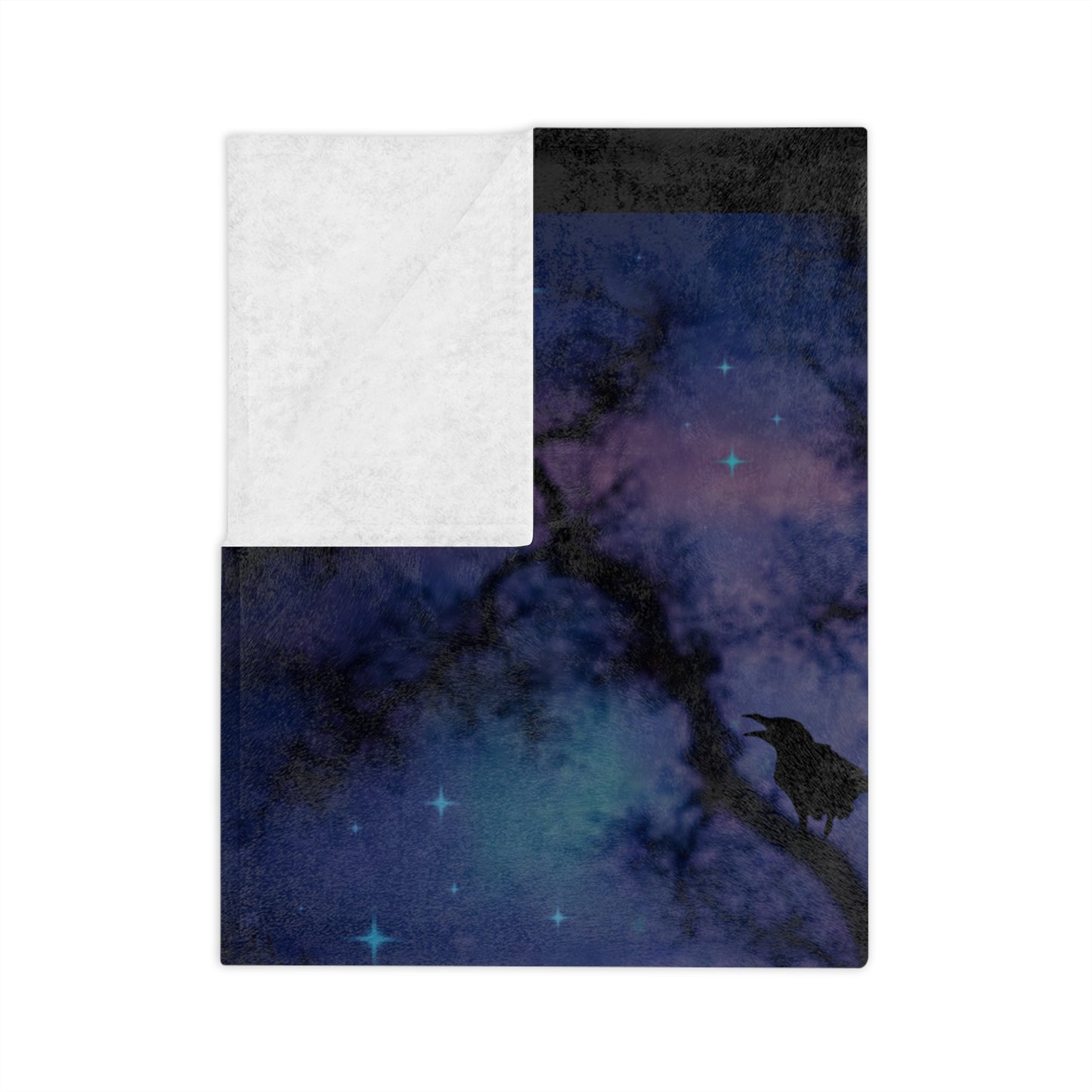 Mystic Moon Fairy Velveteen Minky Blanket