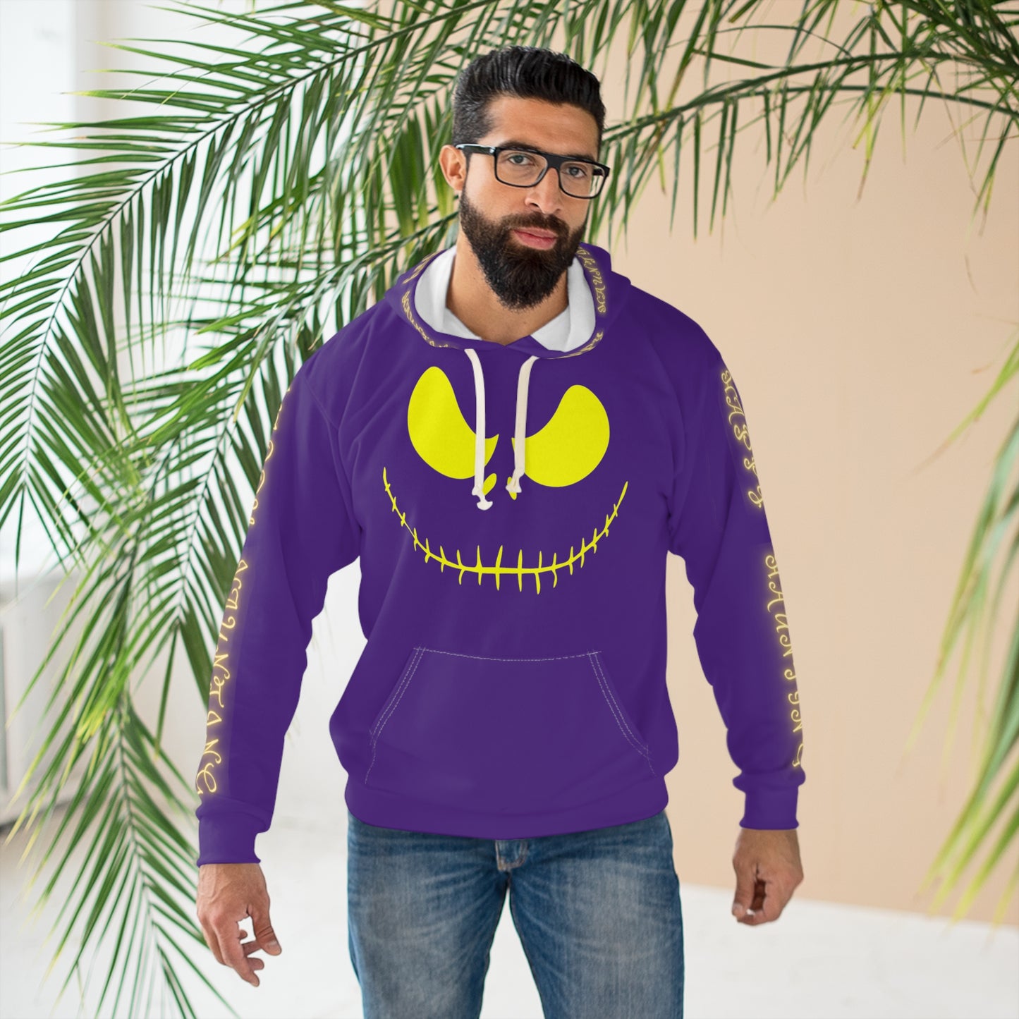 "Happy Haunting and to All A Good Fright" Halloween Pullover Hoodie