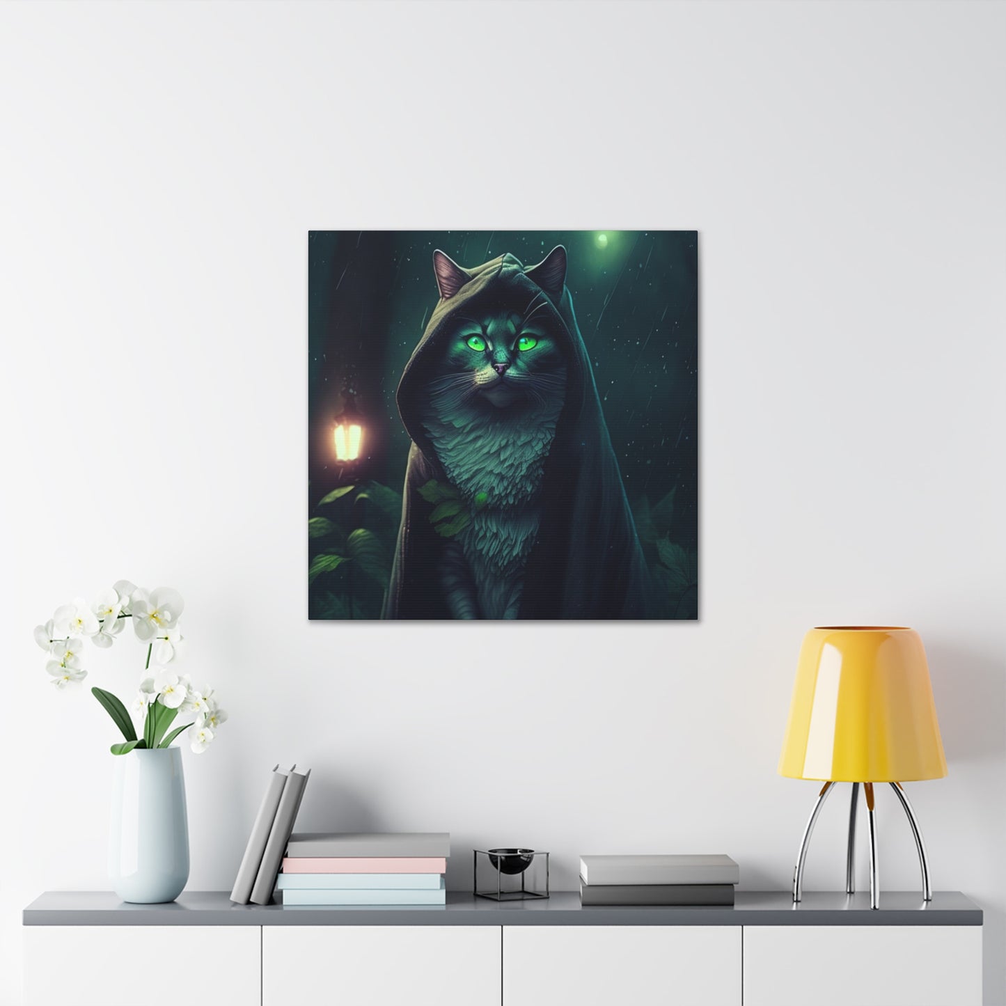 Wise Wandering Wizard, Canvas Art, Canvas Print, Wall Decor, Original Art, Unique Gifts