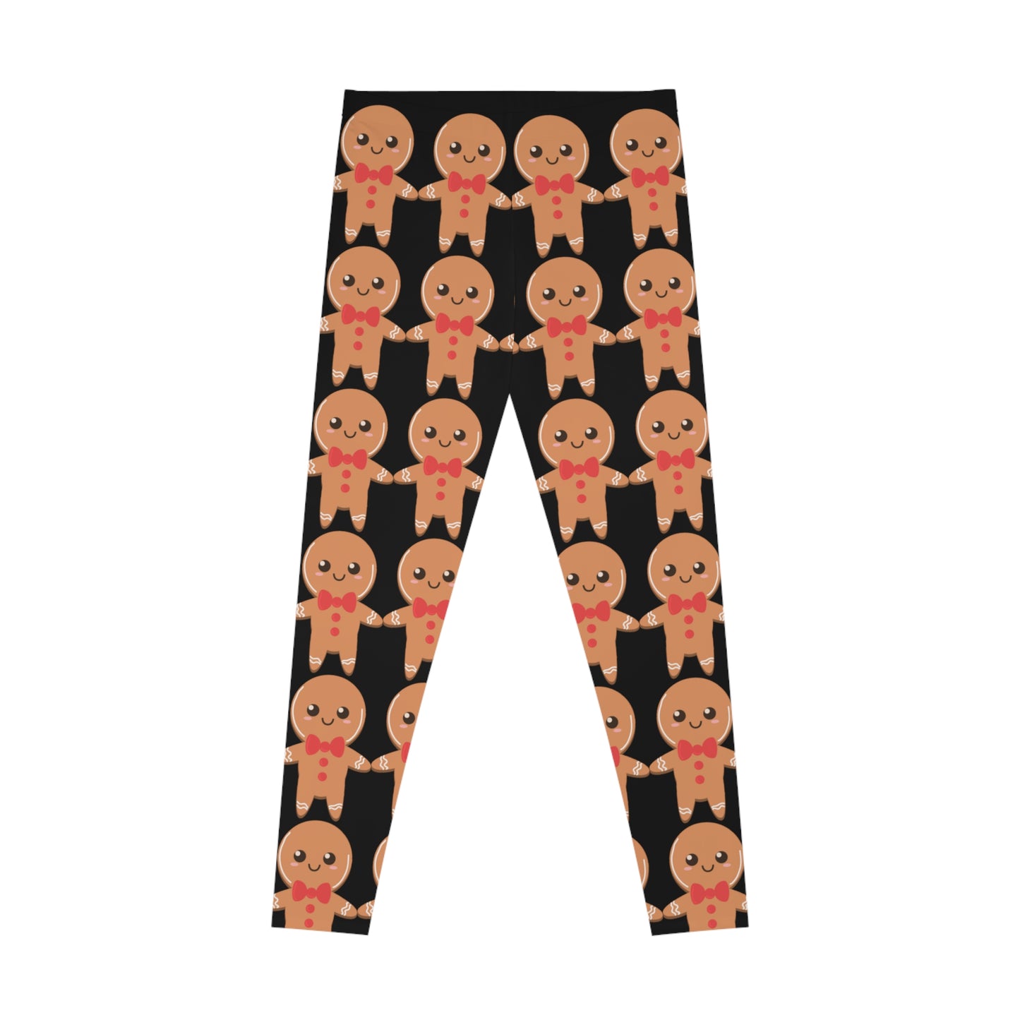 Gingerbread Man Christmas Stretchy Leggings