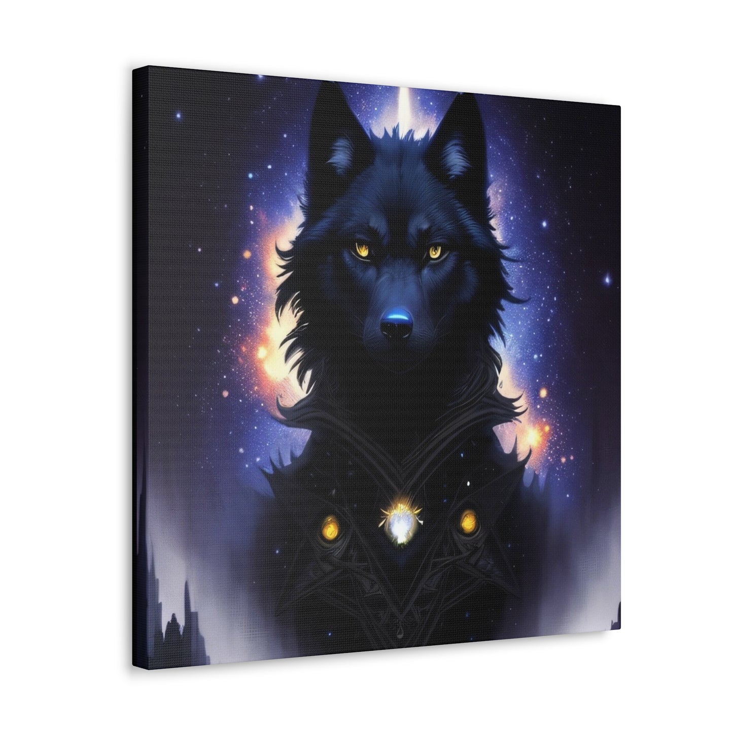 Wolf Spirit Guide, Canvas Art, Canvas Print, Wall Decor, Original Art, Unique Gifts