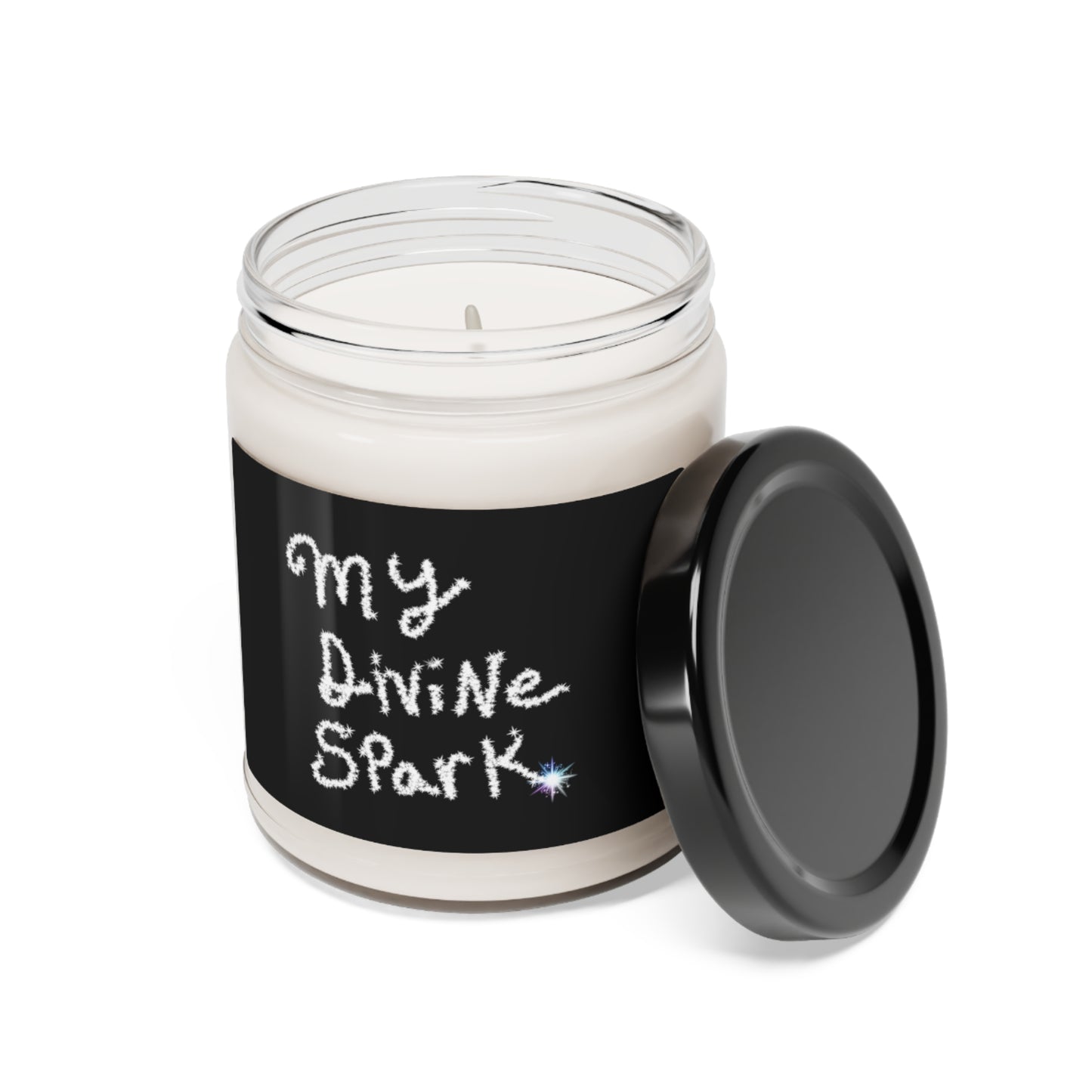My Divine Spark, Scented Soy Candle, 9oz, Candle Pun, Valentines Day Gift