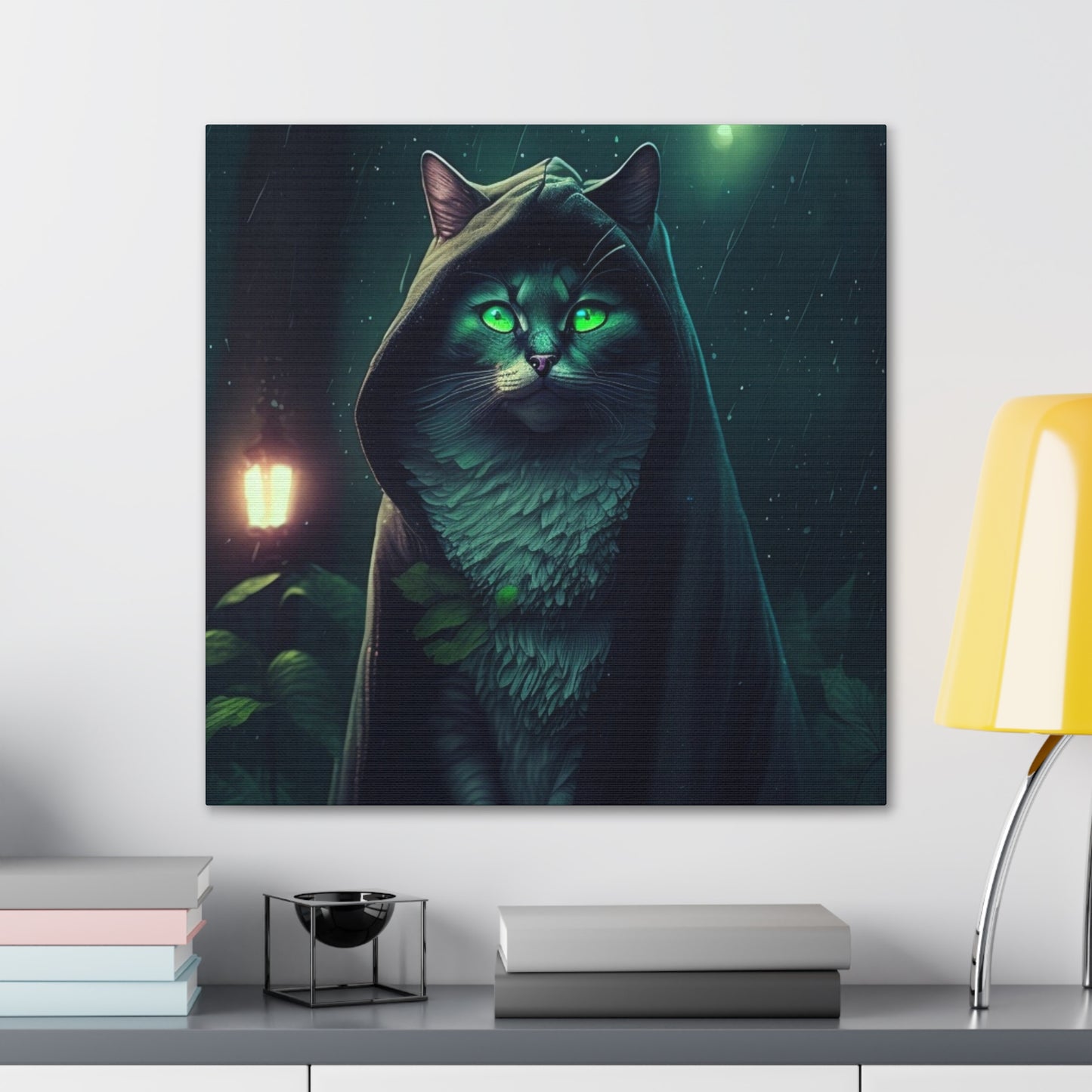 Wise Wandering Wizard, Canvas Art, Canvas Print, Wall Decor, Original Art, Unique Gifts