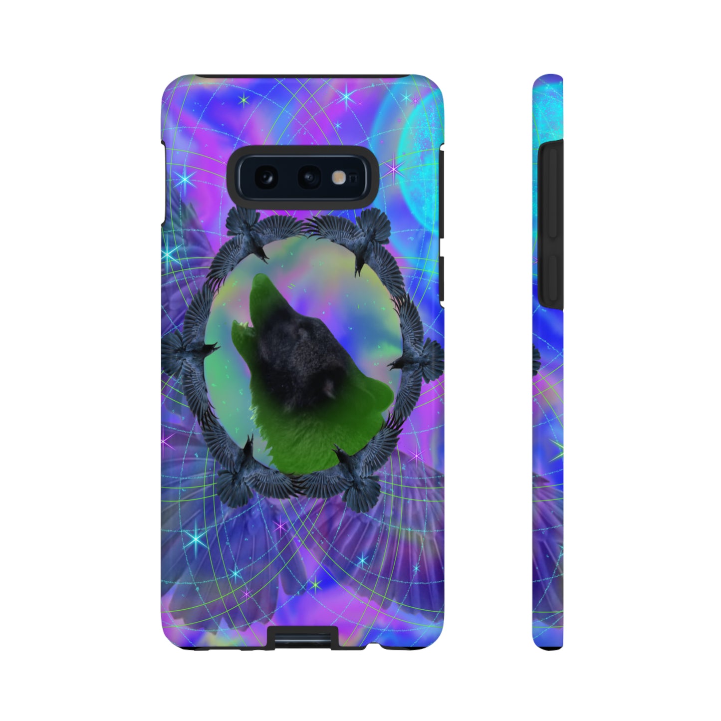 Mystic Wolf Protective Phone Case, Samsung, iPhone, Pixel, all sizes