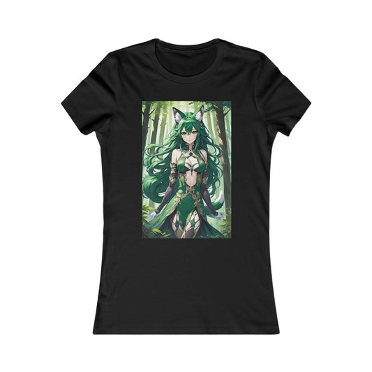 Emerald Fox Goddess, Women's Favorite Tee