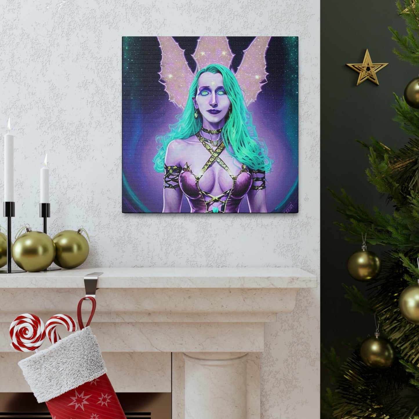 Abundantia, Roman Goddess Of Abundance, Prosperity Art, Canvas Art Print, Original Art, Unique Gifts