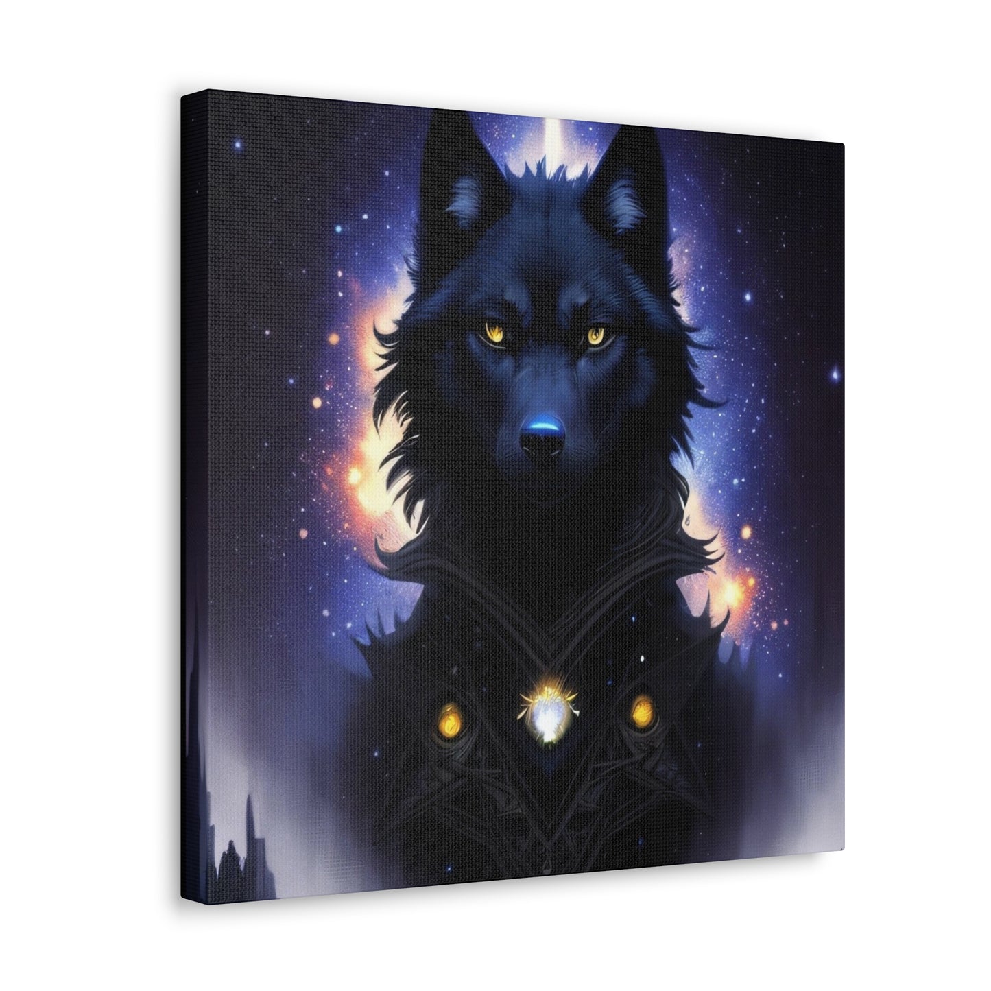 Wolf Spirit Guide, Canvas Art, Canvas Print, Wall Decor, Original Art, Unique Gifts