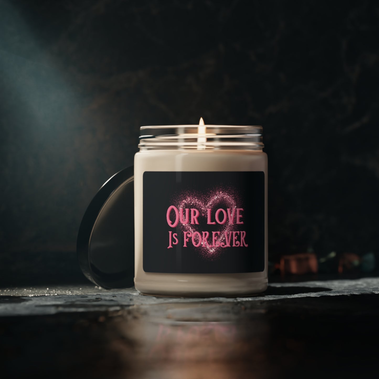 Our Love Is Forever, Scented Soy Candle, 9oz, Valentines Day Gift