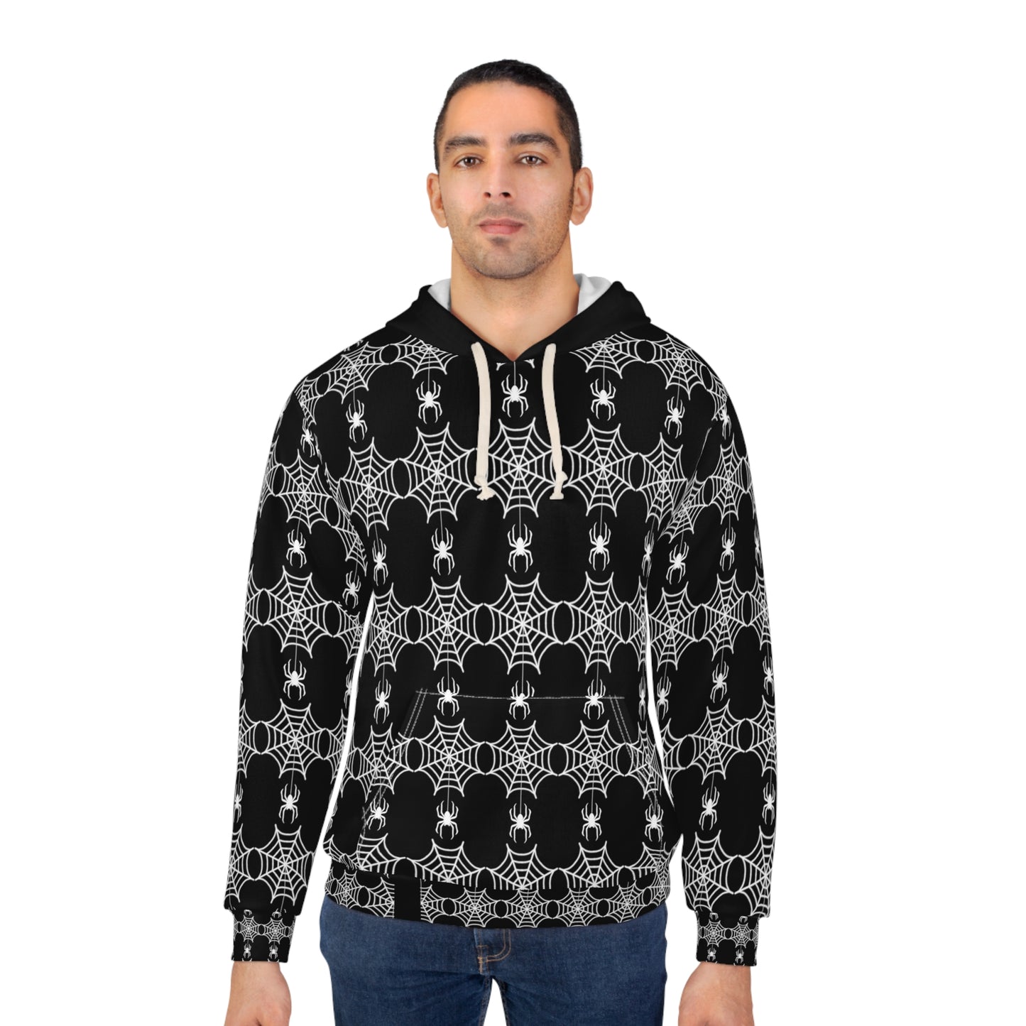 Spider webs Halloween Pullover Hoodie