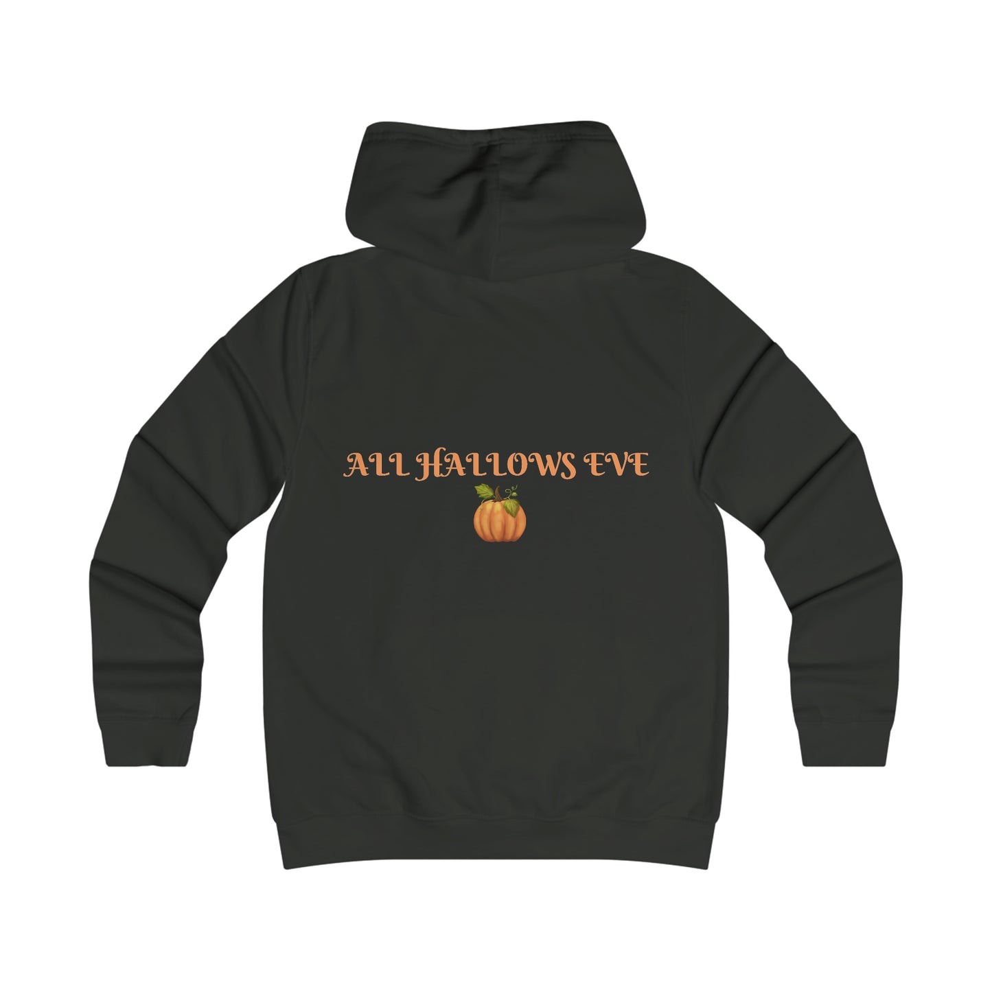 Girlie College Hoodie All Hallows Eve"Boo" Halloween Top