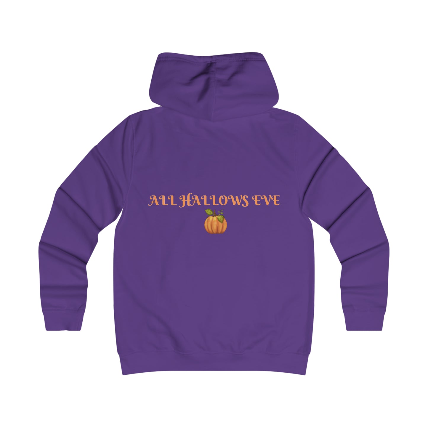 Girlie College Hoodie All Hallows Eve"Boo" Halloween Top