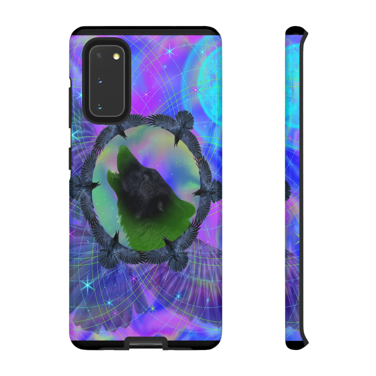 Mystic Wolf Protective Phone Case, Samsung, iPhone, Pixel, all sizes