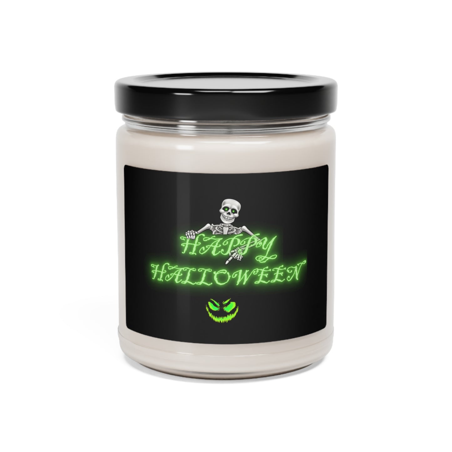 Happy Halloween Skeleton Scented Soy Candle, 9oz