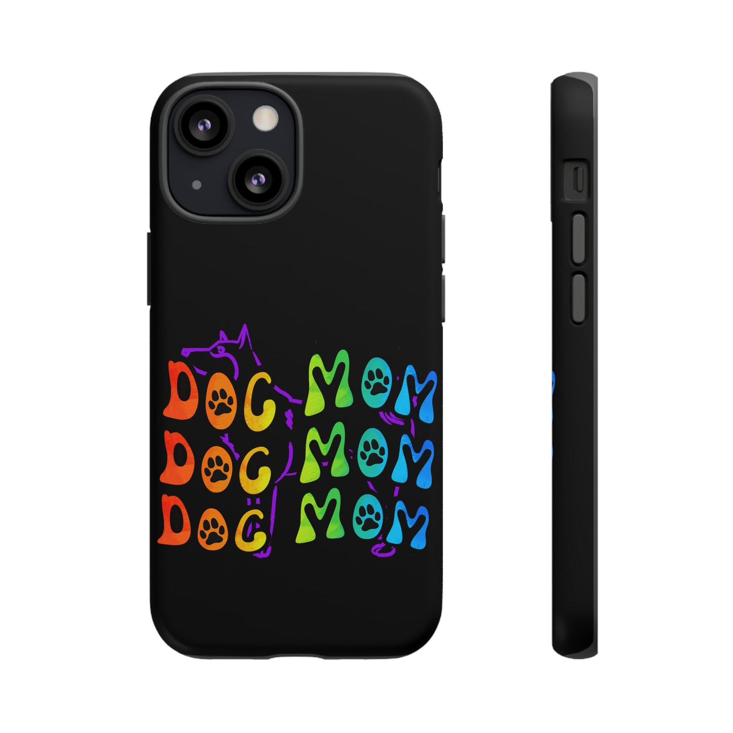 Dog Mom Protective Phone Case, Samsung, iPhone, Pixel, all sizes