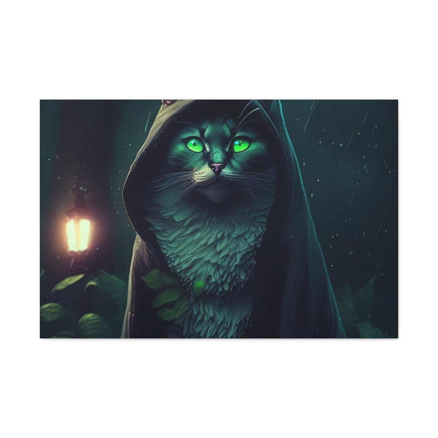 Wise Wandering Wizard, Canvas Art, Canvas Print, Wall Decor, Original Art, Unique Gifts