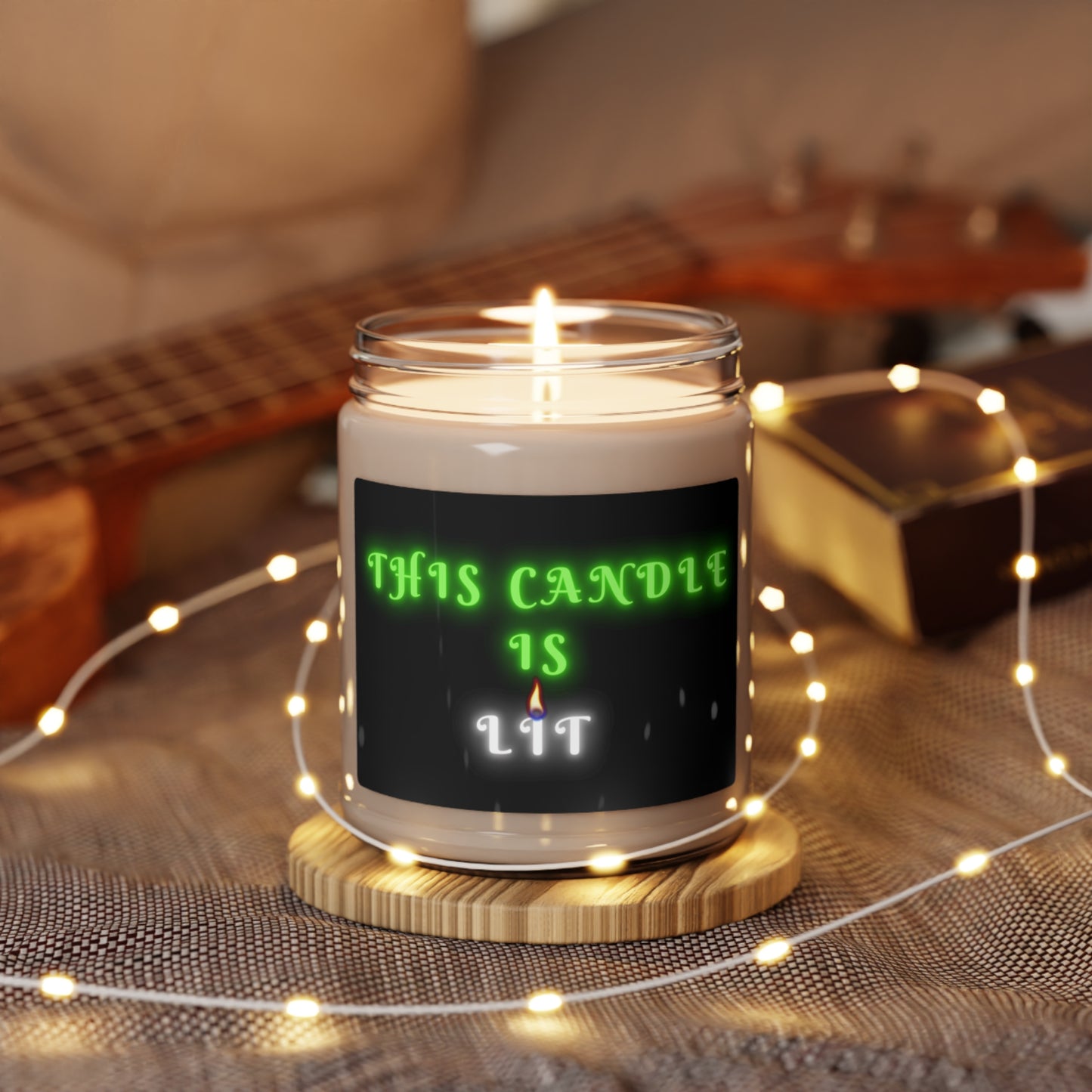 This Candle Is Lit, Scented Soy Candle, 9oz Candle Pun. Silly Gift