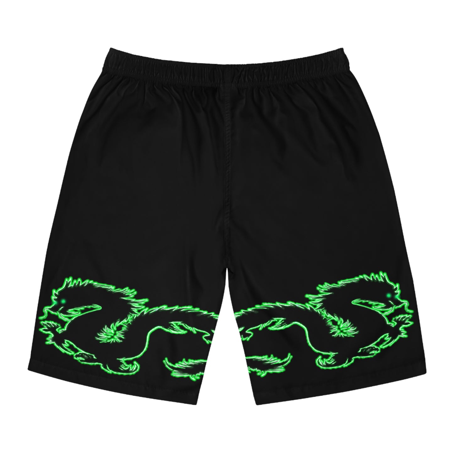 Emerald Dragon Men's Board Shorts (AOP)