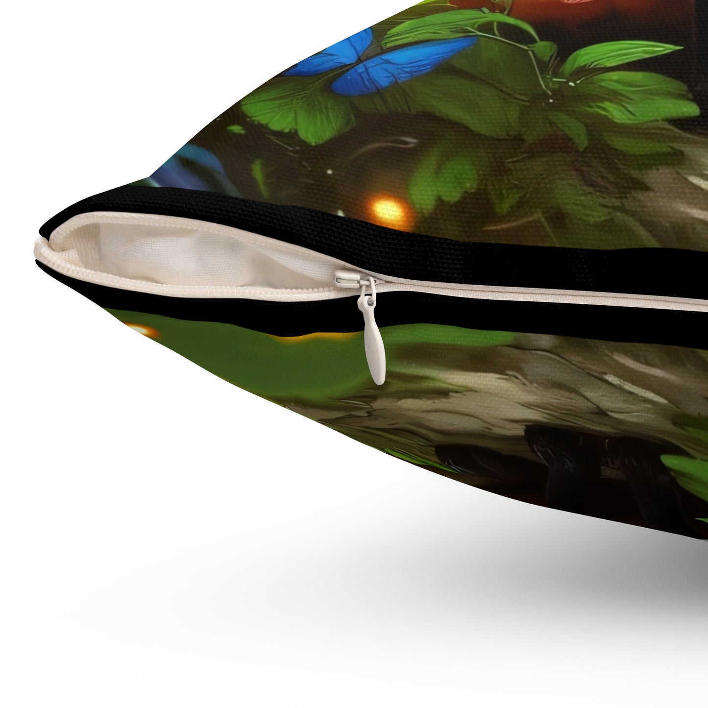 The Woodland Fox, Spun Polyester Square Pillow