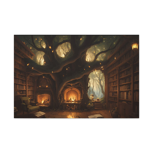 Hidden Knowledge, Canvas Art, Canvas Print, Wall Decor, Original Art, Unique Gifts