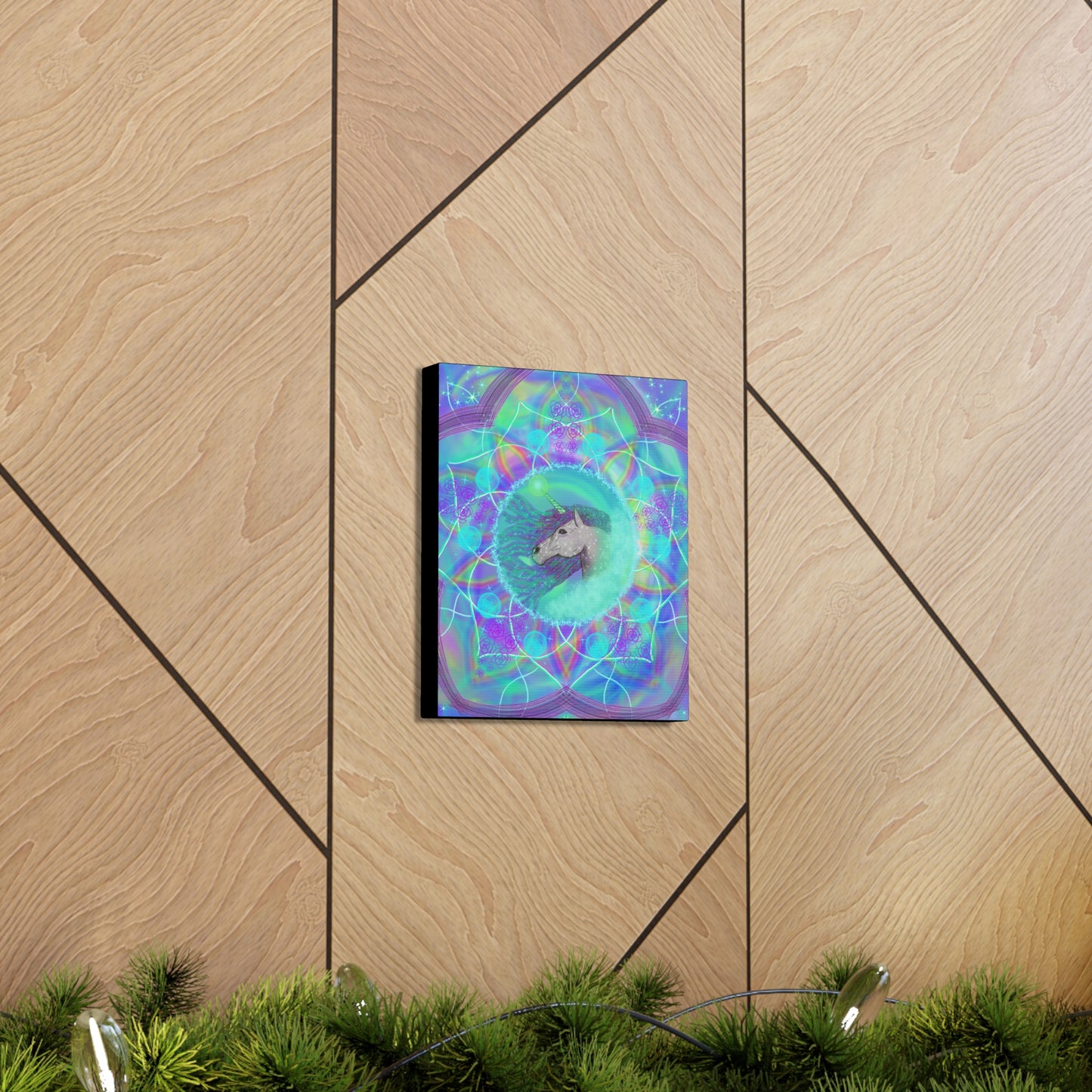 Mystic Unicorn, Canvas Art, Canvas Print, Original Art, Unique Gifts, Unicorn Lover Gift