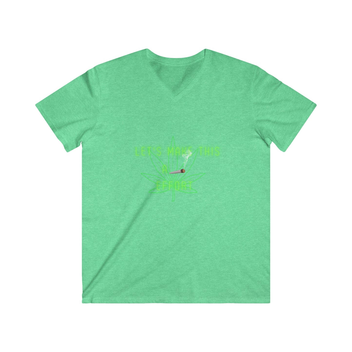 A Joint Effort, Men's Fitted V-Neck Short Sleeve Tee