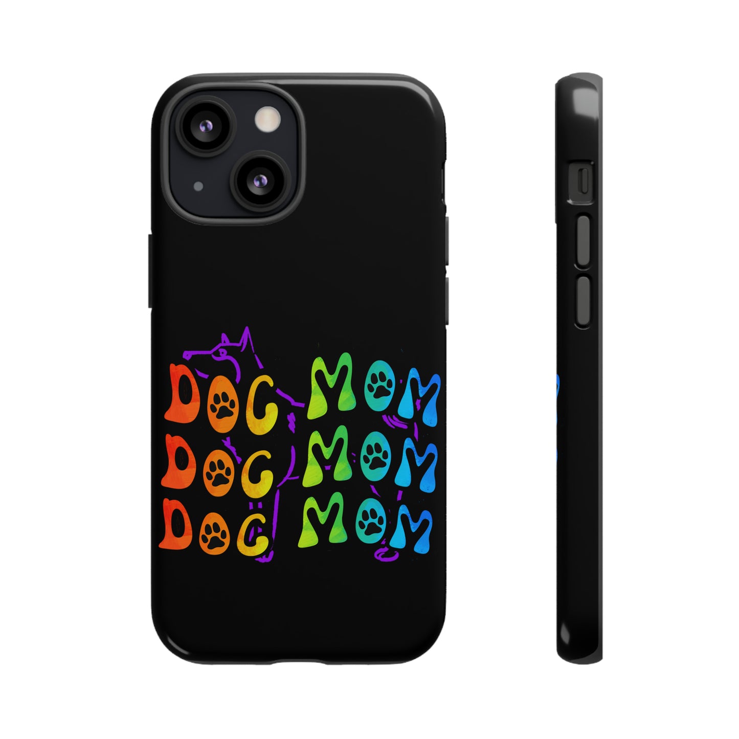 Dog Mom Protective Phone Case, Samsung, iPhone, Pixel, all sizes