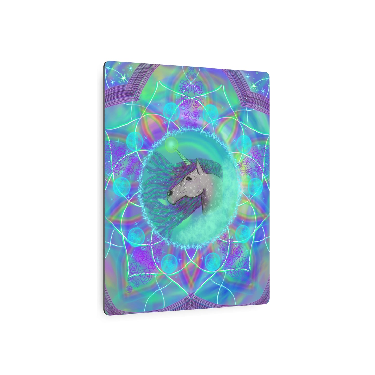 Mystic Unicorn, Metal Wall Art, Unique Gifts, Original Art, Unicorn Lover Gift
