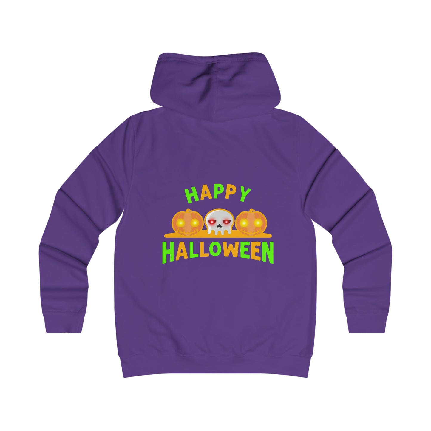 Girlie College Hoodie Cute Witchy Owl Warm Halloween Hoodie