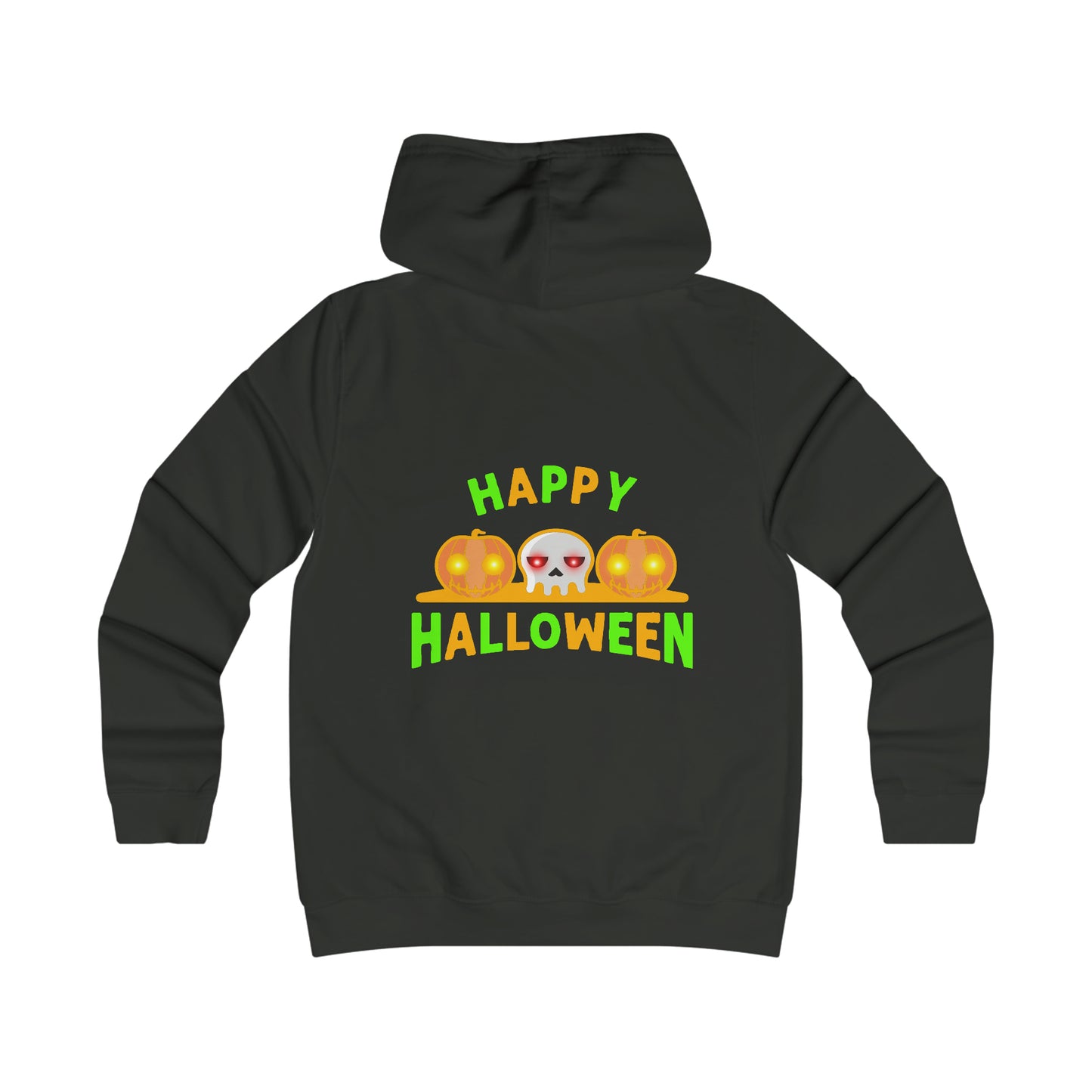 Girlie College Hoodie Cute Witchy Owl Warm Halloween Hoodie
