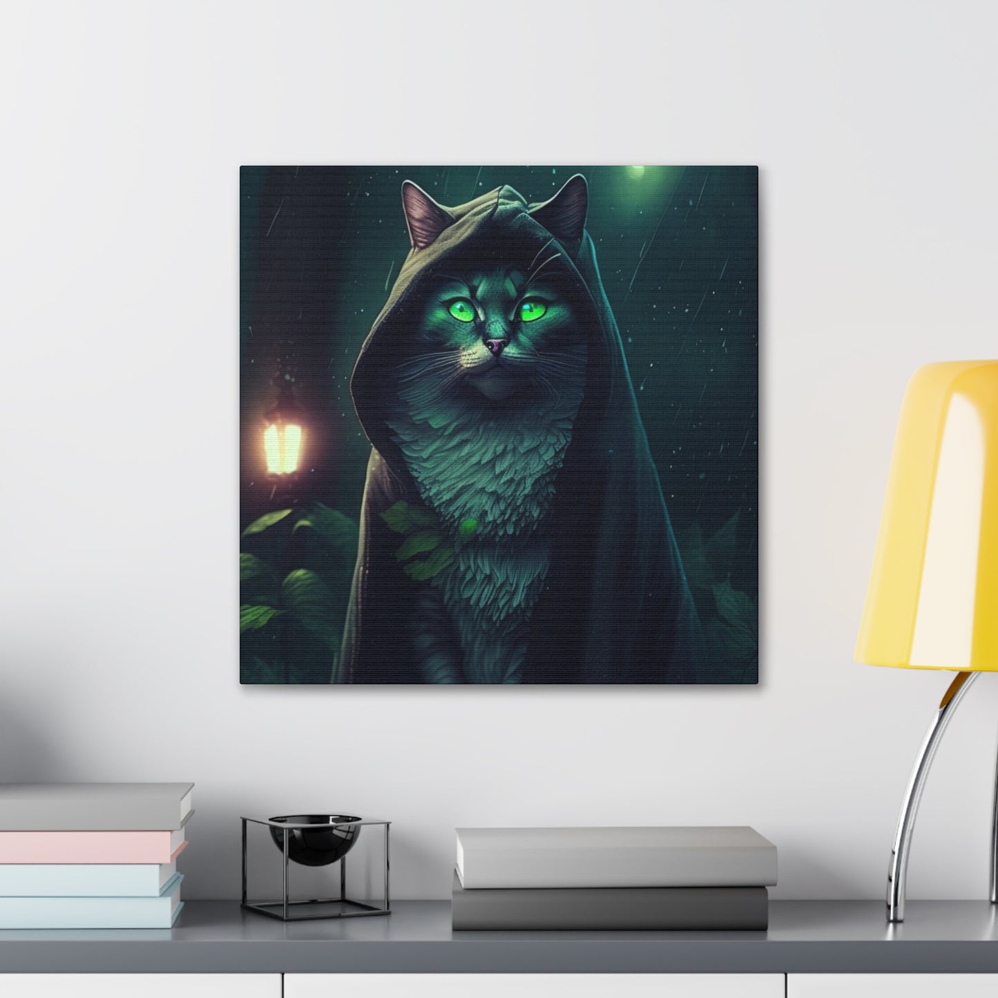 Wise Wandering Wizard, Canvas Art, Canvas Print, Wall Decor, Original Art, Unique Gifts