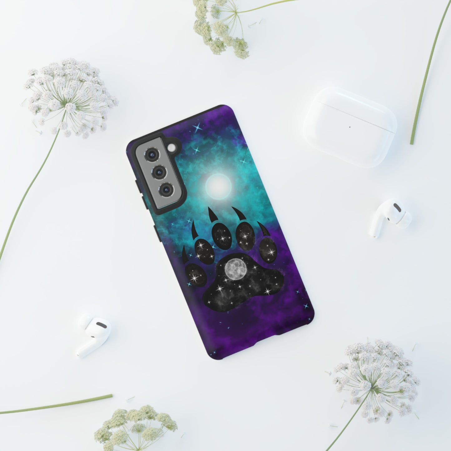 Bear Medicine Totem Protective Phone Case, Samsung, iPhone, Pixel, all sizes