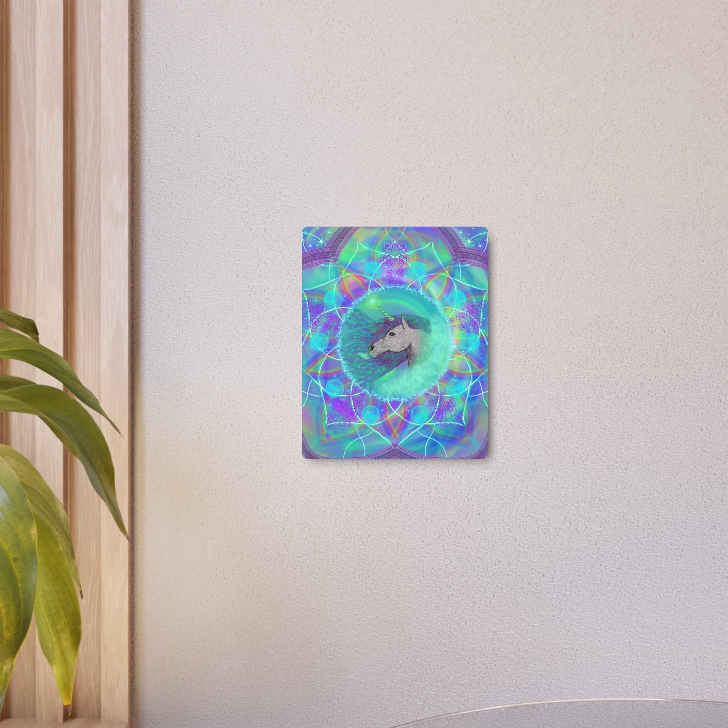 Mystic Unicorn, Metal Wall Art, Unique Gifts, Original Art, Unicorn Lover Gift