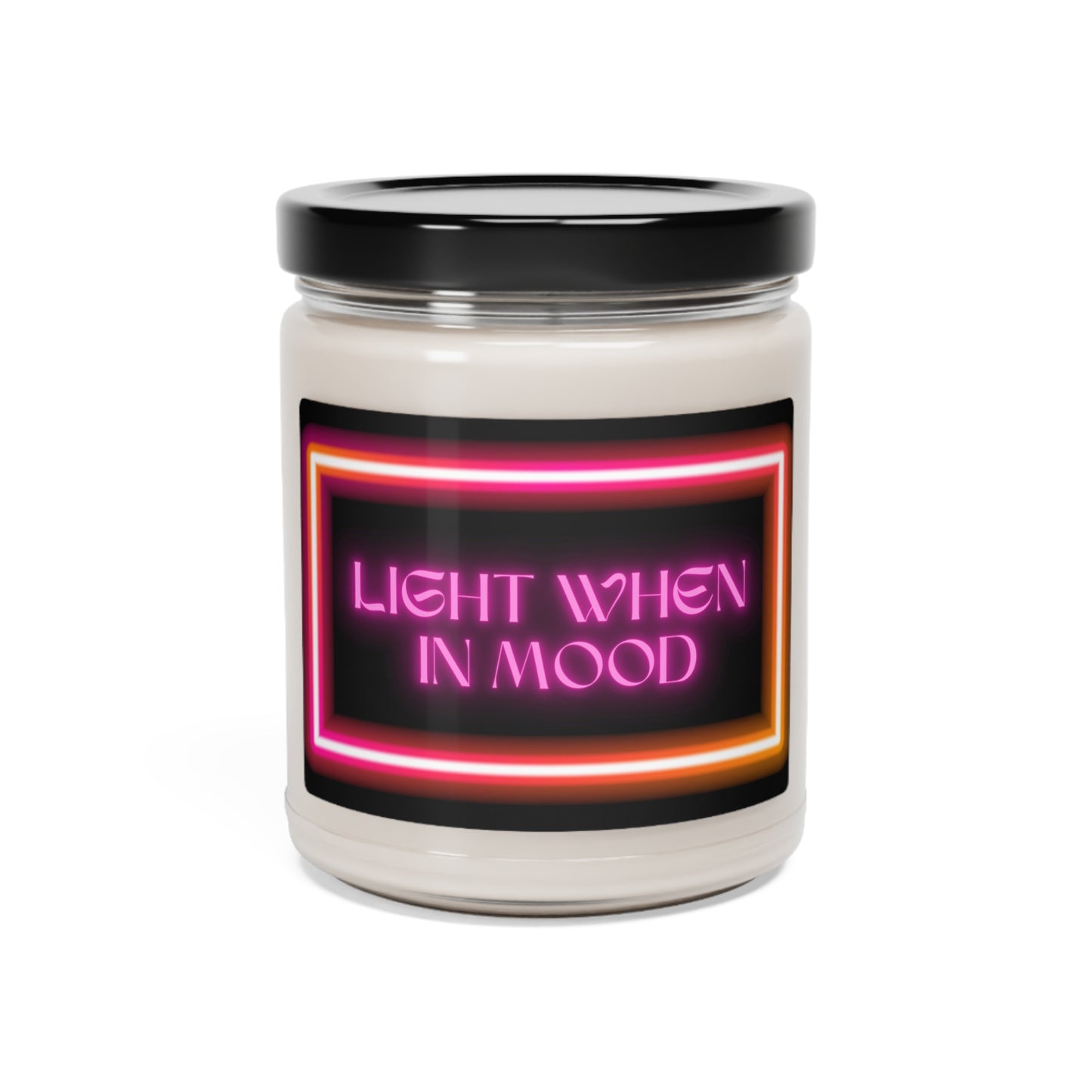 Light When In Mood, Scented Soy Candle, 9oz, Funny Candle Humor, Valentines Day Gift