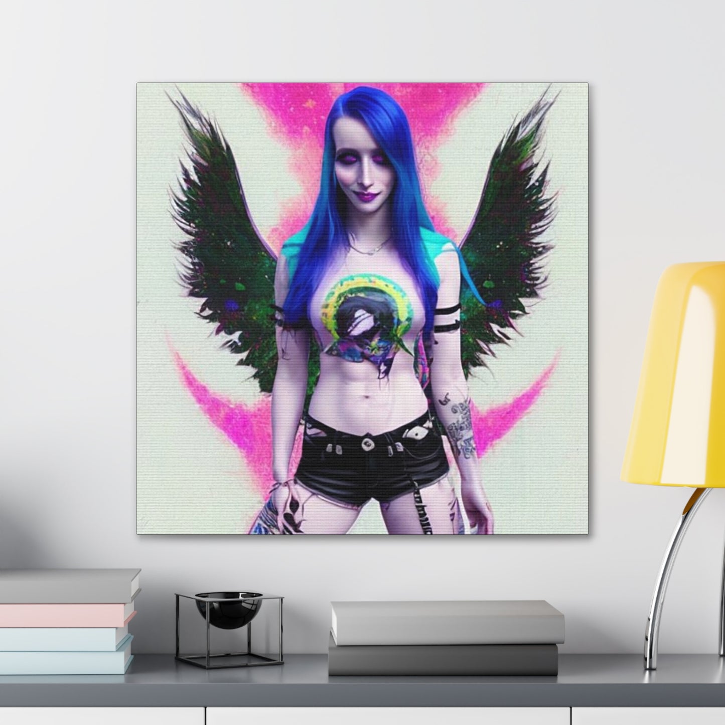 Kawai Art, Canvas Print, Wall Art Original Art, Unique Gifts, Gift for Her, Gift For Him
