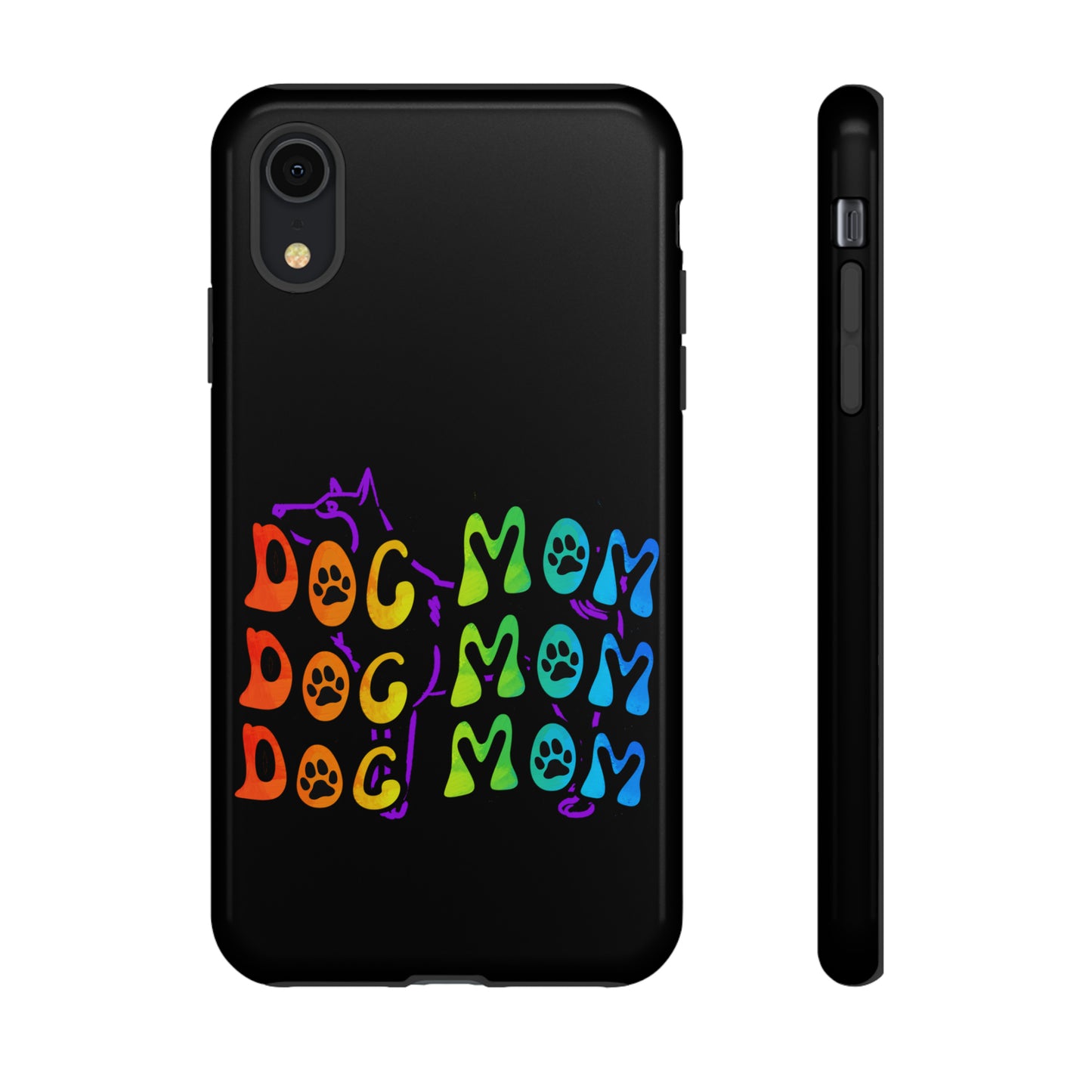 Dog Mom Protective Phone Case, Samsung, iPhone, Pixel, all sizes