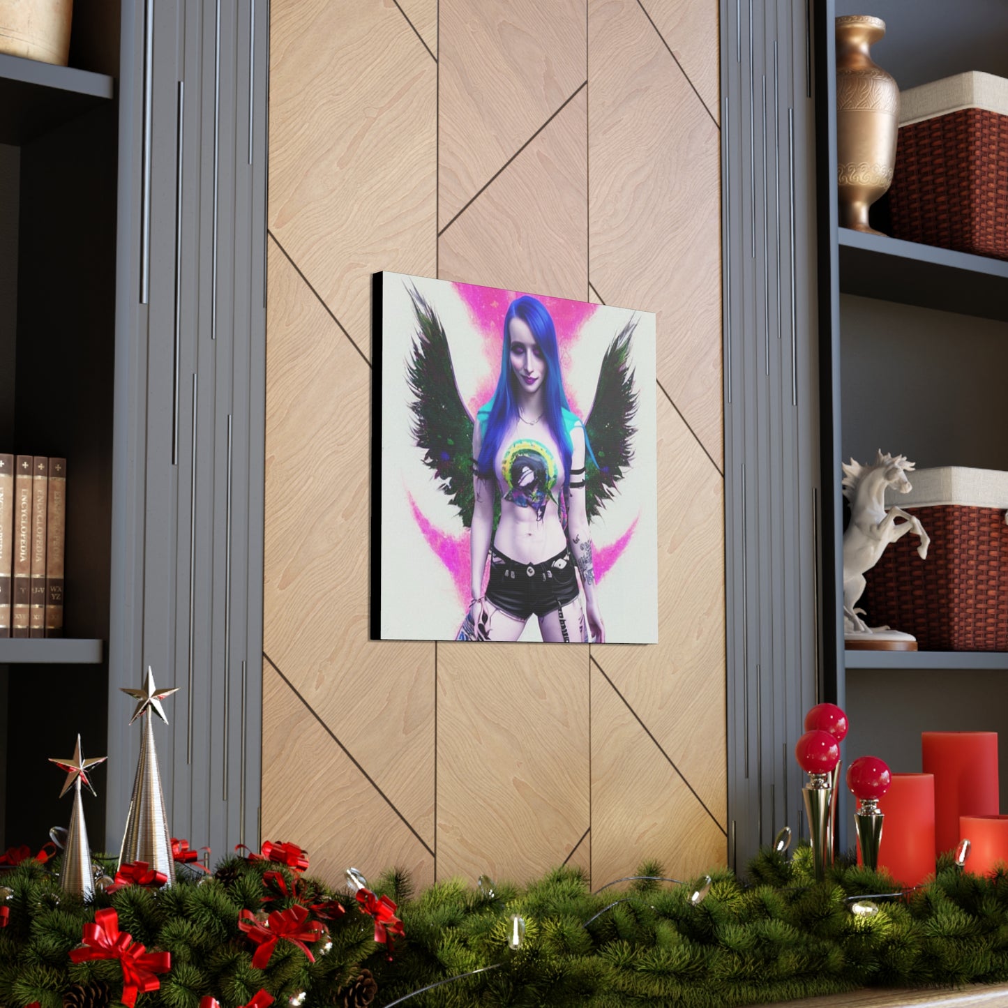 Kawai Art, Canvas Print, Wall Art Original Art, Unique Gifts, Gift for Her, Gift For Him