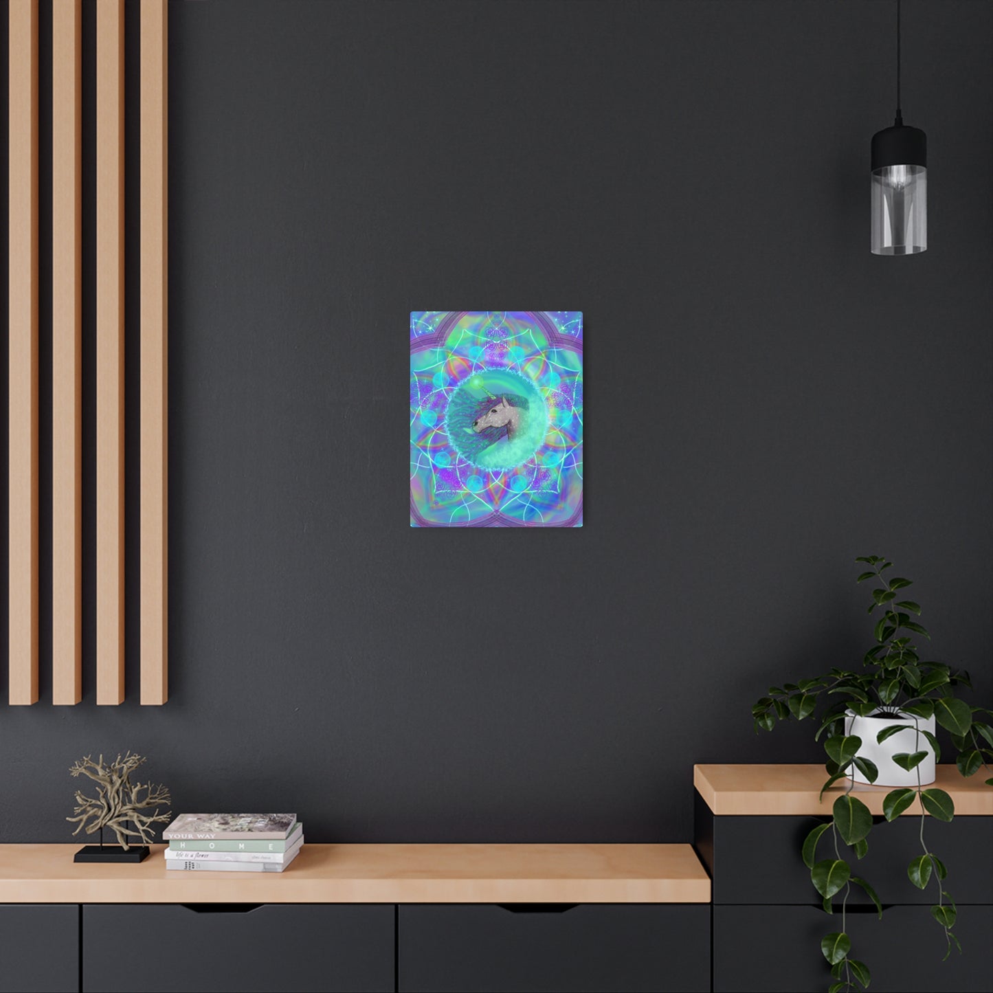 Mystic Unicorn, Metal Wall Art, Unique Gifts, Original Art, Unicorn Lover Gift