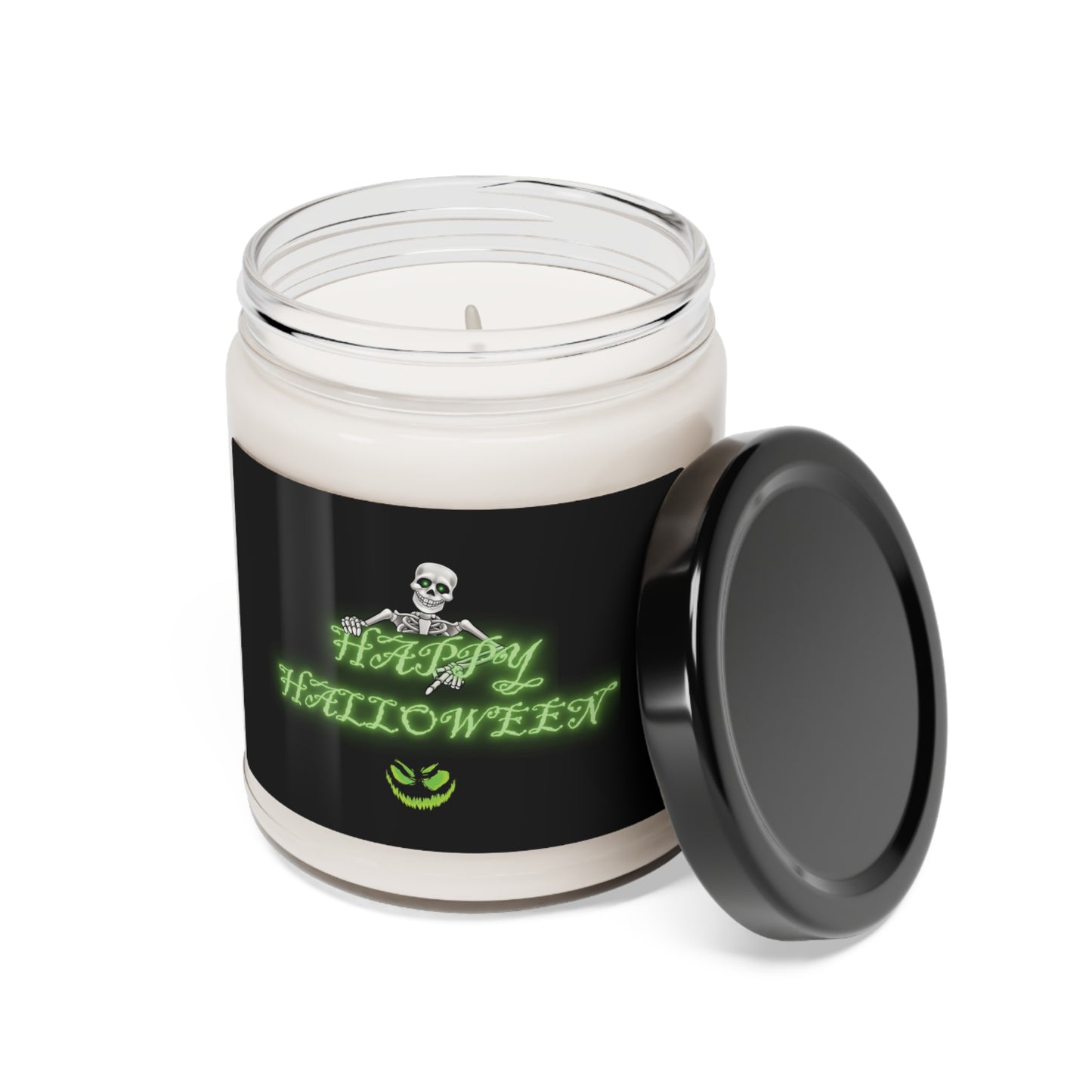 Happy Halloween Skeleton Scented Soy Candle, 9oz