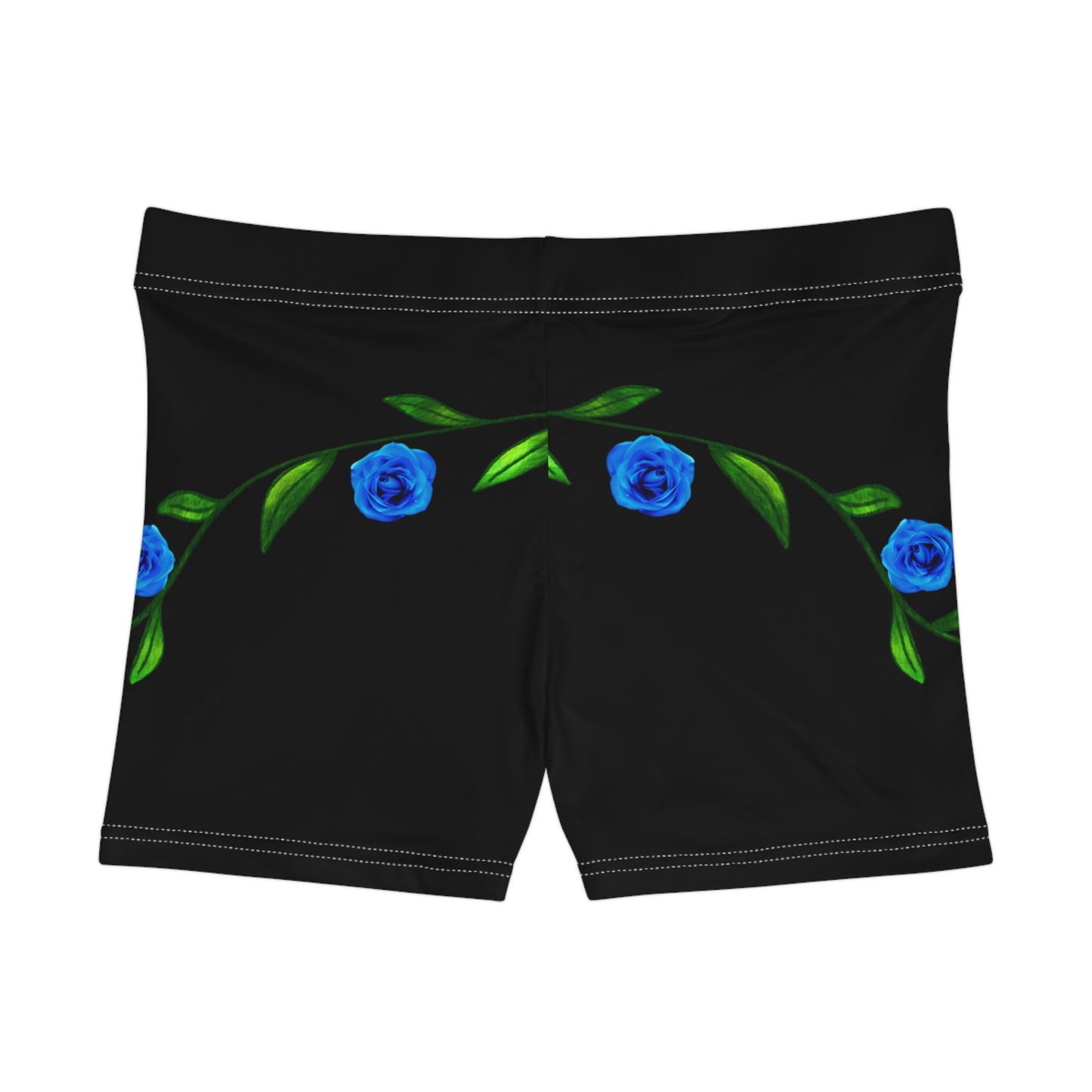 Blue Rose, Summer Shorts, Womens